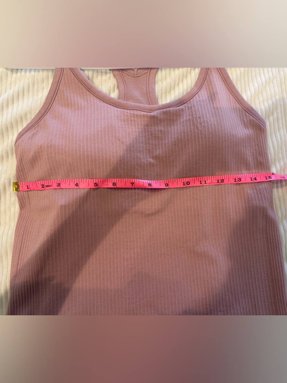lululemon athletica Ribbed Abb to street  Tank Top- Dusty Rose - Picture 8 of 9